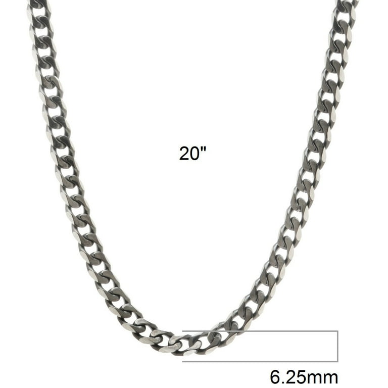 ICE BOX Mens Curb Chain Necklace Stainless Steel/Yellow Ion-Plated 30 ICE BOX Mens Curb Chain Necklace Stainless Steel/Yellow Ion-Plated 30
